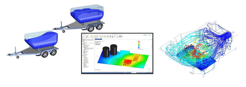 SolidEdge Flow Simulation　イメージ